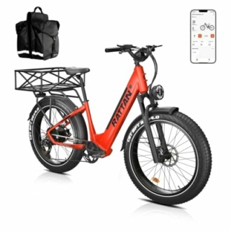 R RATTAN Pathfinder Electric Bike Review: 750W Motor, 48V 15AH Battery, 26'' Fat Tire, Shimano 8-Speed